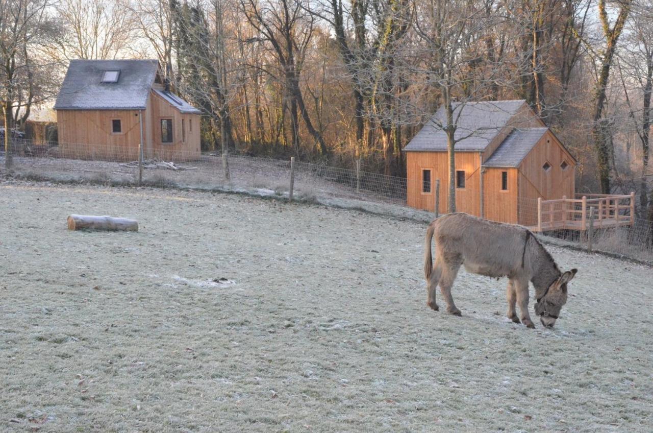 Отель Les Cabanes Des Pierreux Gesves Экстерьер фото